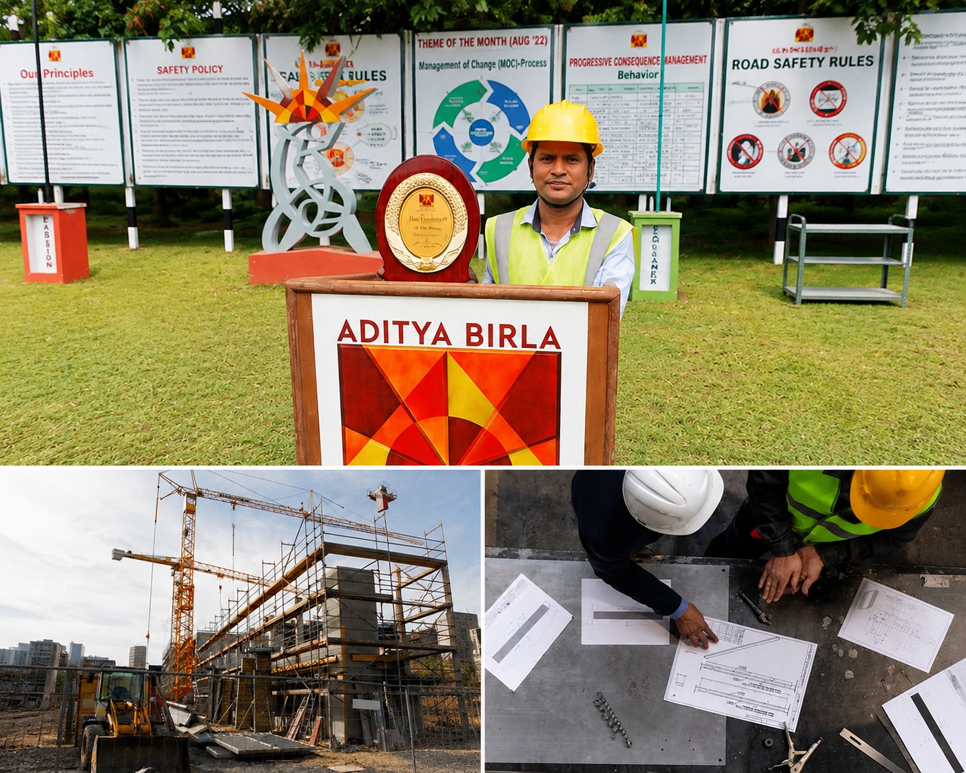 Kanchan Constructions industrial site team